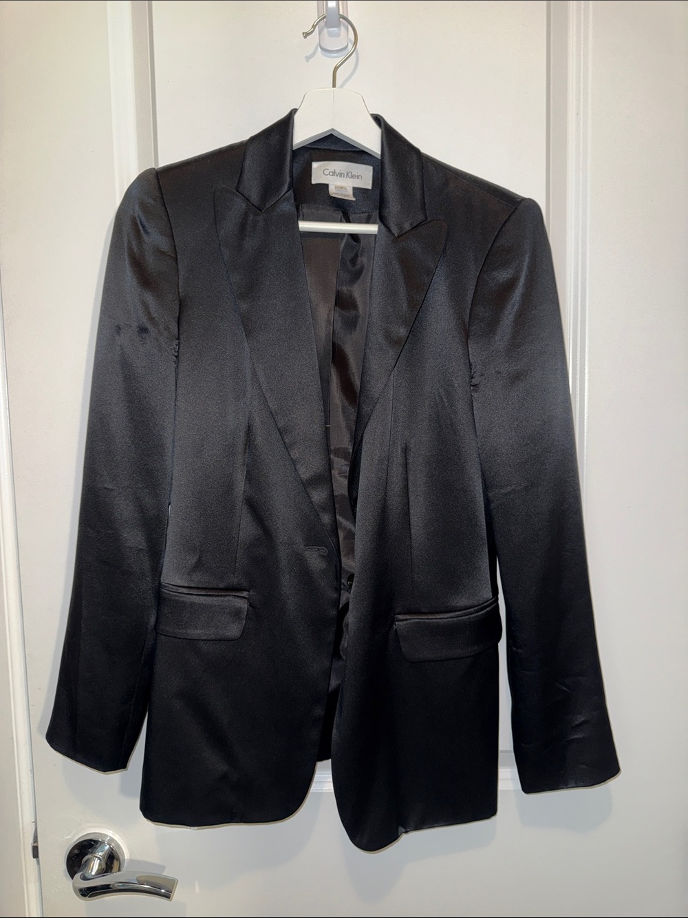 Vintage Calvin Klein Satin Blazer